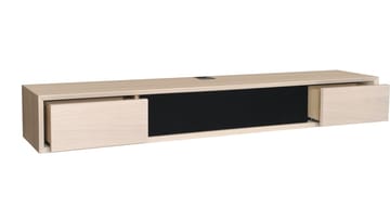 TV-hylde Junionne Stor - Hvidpigmenteret eg - Møbler - TV borde & mediemøbler - TV-reol