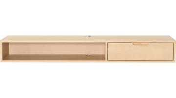 TV-hylde Torsen 135 cm - Hvidpigmenteret eg - Møbler - TV borde & mediemøbler - TV-reol