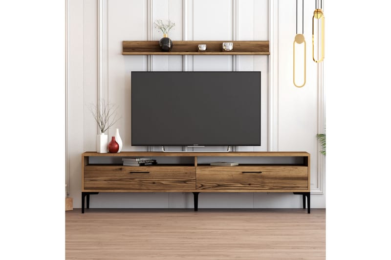 Andifli TV-møbelsæt 180x47 cm - Brun - Møbler - TV borde & mediemøbler - Tv-møbelsæt