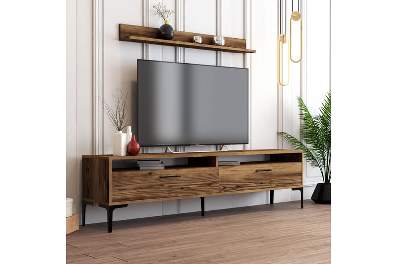 Andifli TV-møbelsæt 180x47 cm - Brun - Tv-møbelsæt