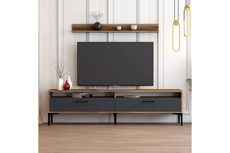 Andifli TV-møbelsæt 180x47 cm - Brun - Møbler - TV borde & mediemøbler - Tv-møbelsæt