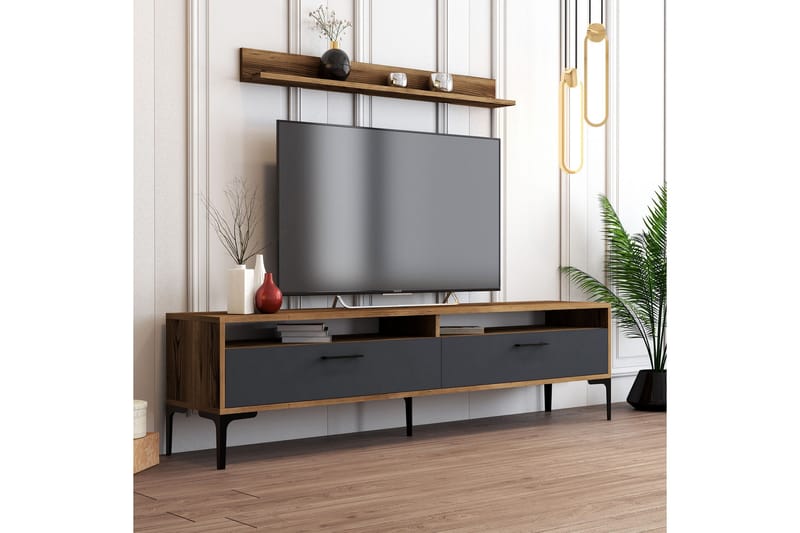 Andifli TV-møbelsæt 180x47 cm - Brun - Tv-møbelsæt