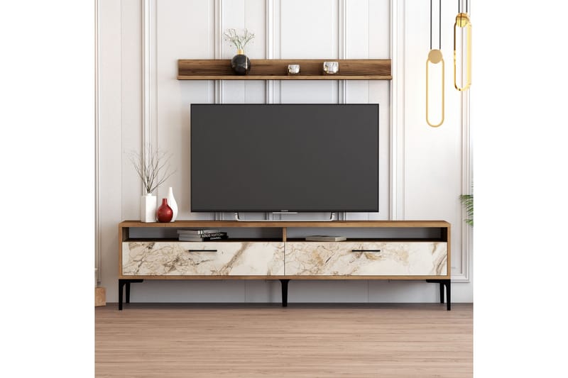 Andifli TV-møbelsæt 180x47 cm - Brun - Møbler - TV borde & mediemøbler - Tv-møbelsæt