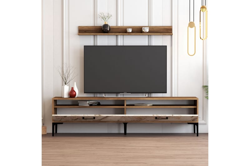 Andifli TV-møbelsæt 180x47 cm - Brun - Møbler - TV borde & mediemøbler - Tv-møbelsæt
