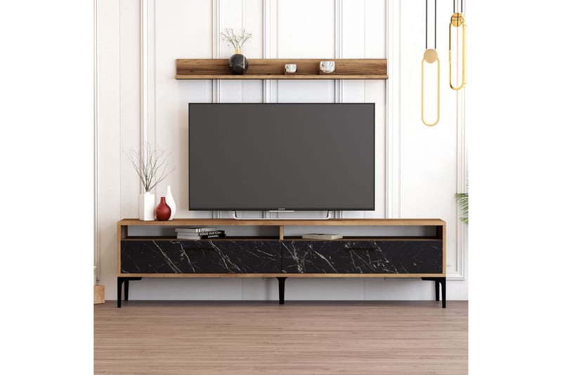 Andifli TV-møbelsæt 180x47 cm - Brun - Møbler - TV borde & mediemøbler - Tv-møbelsæt
