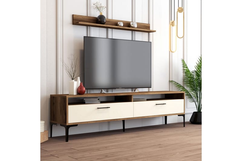 Andifli TV-møbelsæt 180x47 cm - Brun - Tv-møbelsæt