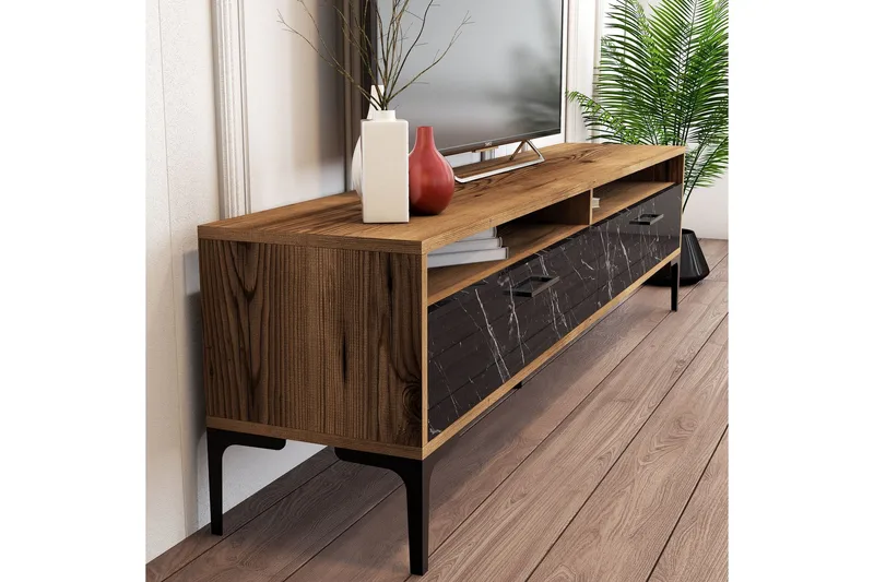 Andifli TV-møbelsæt 180x47 cm - Brun - Møbler - TV borde & mediemøbler - Tv-møbelsæt