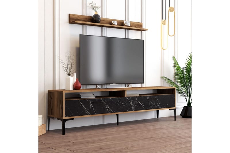 Andifli TV-møbelsæt 180x47 cm - Brun - Møbler - TV borde & mediemøbler - Tv-møbelsæt