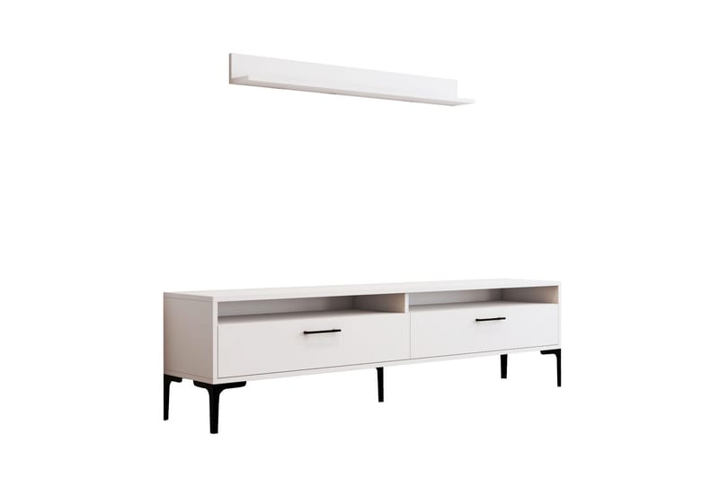 Andifli TV-møbelsæt 180x47 cm - Hvid - Møbler - TV borde & mediemøbler - Tv-møbelsæt
