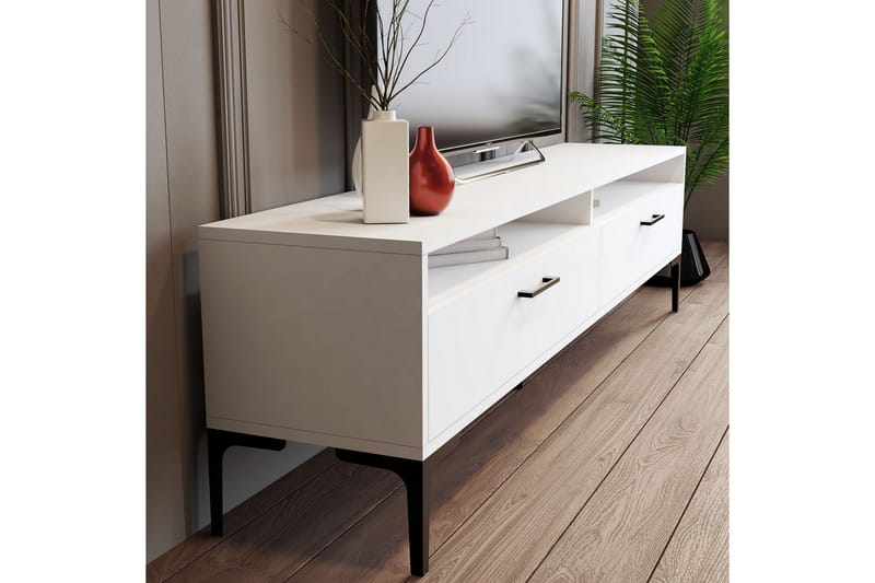 Andifli TV-møbelsæt 180x47 cm - Hvid - Møbler - TV borde & mediemøbler - Tv-møbelsæt