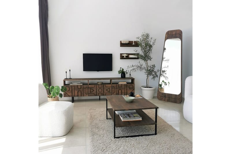 Andifli TV-møbelsæt 50x15 cm - Brun - Møbler - TV borde & mediemøbler - Tv-møbelsæt