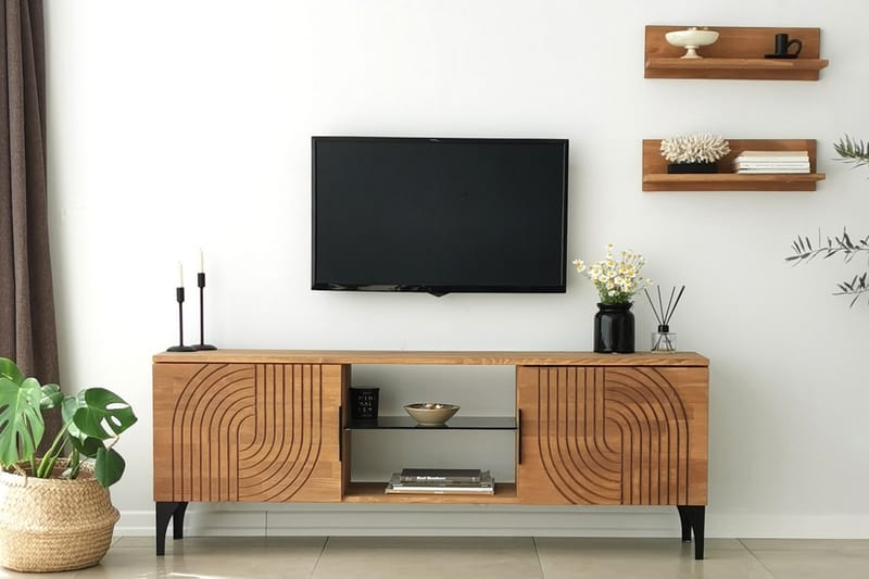 Andifli TV-møbelsæt 50x15 cm - Brun - Møbler - TV borde & mediemøbler - Tv-møbelsæt