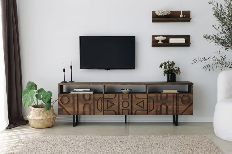 Andifli TV-møbelsæt 50x15 cm - Brun - Møbler - TV borde & mediemøbler - Tv-møbelsæt
