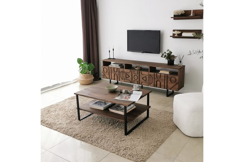 Andifli TV-møbelsæt 50x15 cm - Brun - Tv-møbelsæt