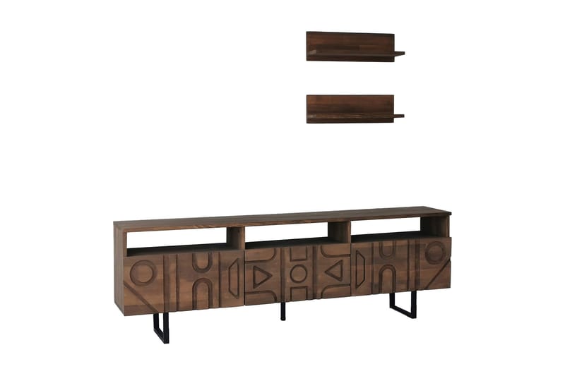 Andifli TV-møbelsæt 50x15 cm - Brun - Møbler - TV borde & mediemøbler - Tv-møbelsæt
