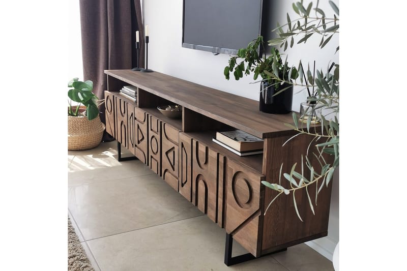 Andifli TV-møbelsæt 50x15 cm - Brun - Møbler - TV borde & mediemøbler - Tv-møbelsæt