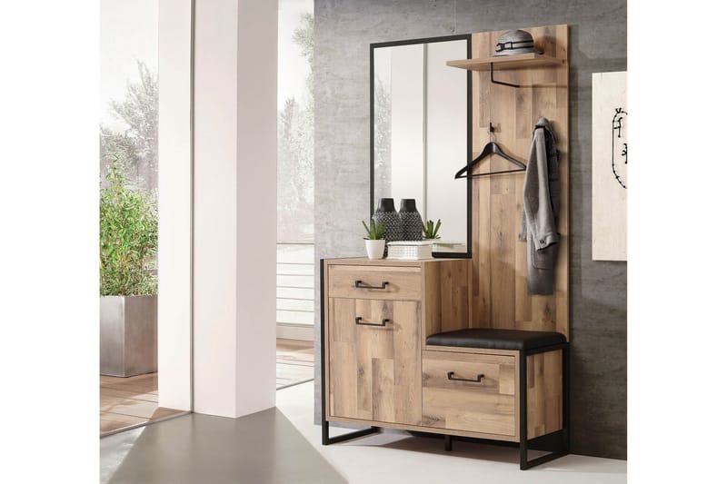 Carnais TV-Møbelsæt 114 cm - Brun/Grå - Møbler - TV borde & mediemøbler - Tv-møbelsæt