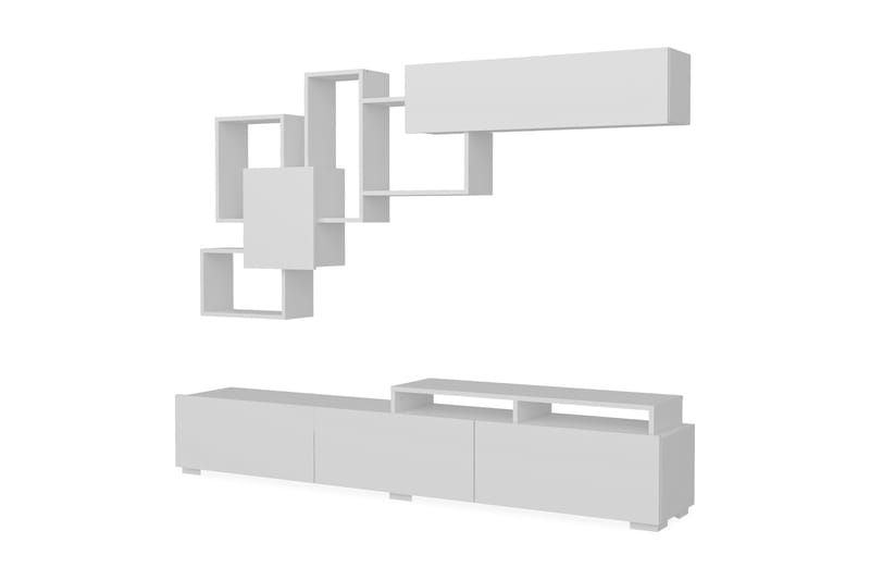 Decorotika Medieopbevaring - Hvid - Tv-møbelsæt
