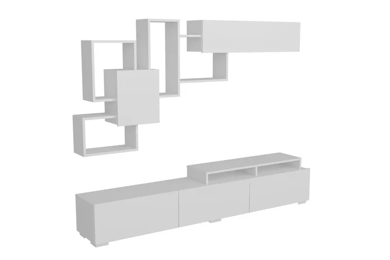 Decorotika Medieopbevaring - Hvid - Møbler - TV borde & mediemøbler - Tv-møbelsæt
