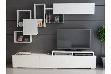 Decorotika Medieopbevaring - Hvid - Møbler - TV borde & mediemøbler - Tv-møbelsæt