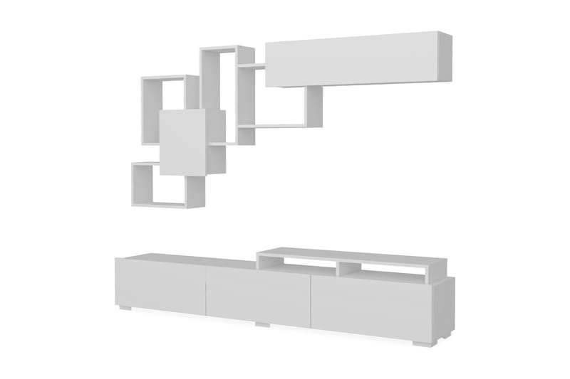 Decorotika Medieopbevaring - Hvid - Møbler - TV borde & mediemøbler - Tv-møbelsæt