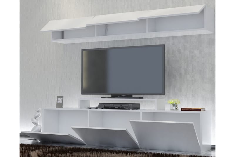 Decorotika TV-bænk - Hvid - Møbler - TV borde & mediemøbler - Tv-møbelsæt