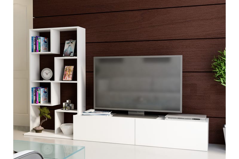 Decorotika TV-bænk - Hvid - Møbler - TV borde & mediemøbler - Tv-møbelsæt
