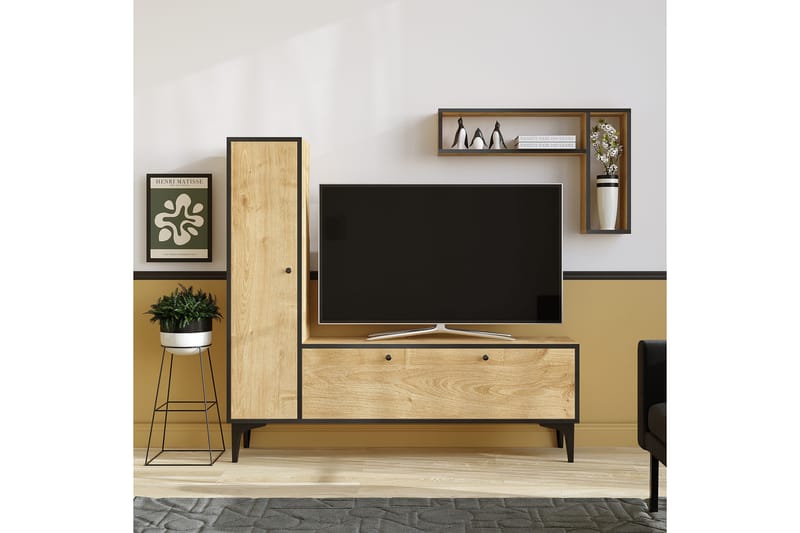 Desgrar TV-møbelsæt 118x49 cm - Blå - Møbler - TV borde & mediemøbler - Tv-møbelsæt