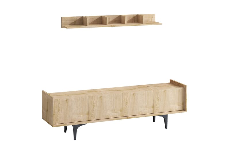 Desgrar TV-møbelsæt 150x57 cm - Blå - Møbler - TV borde & mediemøbler - Tv-møbelsæt