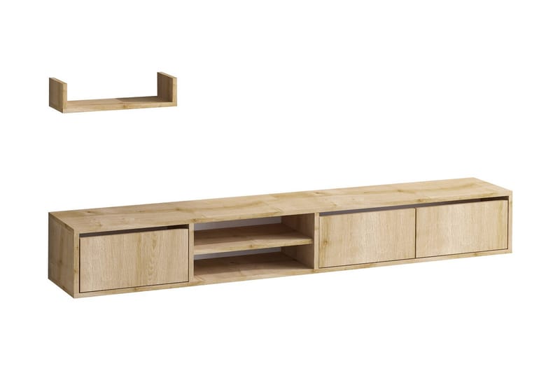 Desgrar TV-møbelsæt 180x25 cm - Blå - Møbler - TV borde & mediemøbler - Tv-møbelsæt