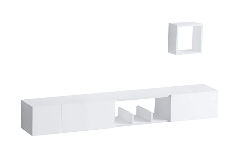 Desgrar TV-møbelsæt 180x25 cm - Hvid - Møbler - TV borde & mediemøbler - Tv-møbelsæt