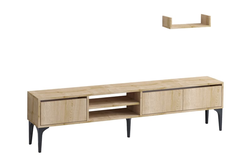 Desgrar TV-møbelsæt 180x50 cm - Blå - Møbler - TV borde & mediemøbler - Tv-møbelsæt