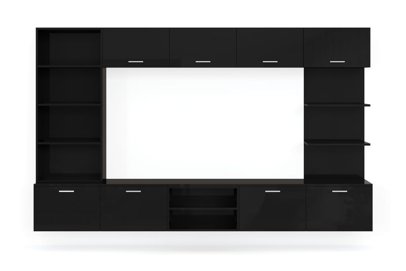 Garve Tv-Møbelsæt 41x240 cm - Sort - Tv-møbelsæt