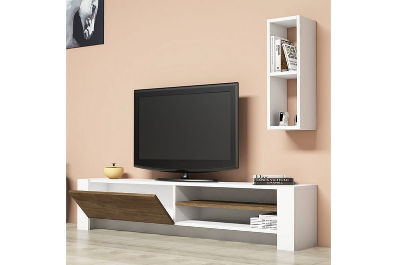 Gersby TV-møbelsæt 160 cm - Brun - Møbler - TV borde & mediemøbler - Tv-møbelsæt