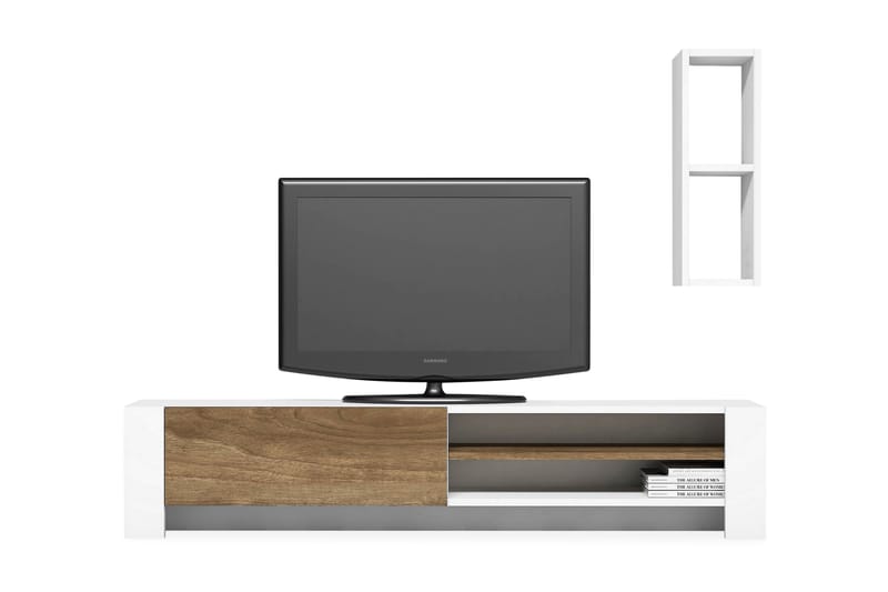 Gersby TV-møbelsæt 160 cm - Brun - Tv-møbelsæt
