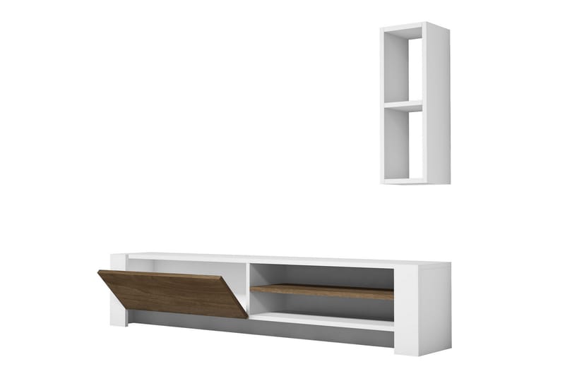 Gersby TV-møbelsæt 160 cm - Brun - Møbler - TV borde & mediemøbler - Tv-møbelsæt