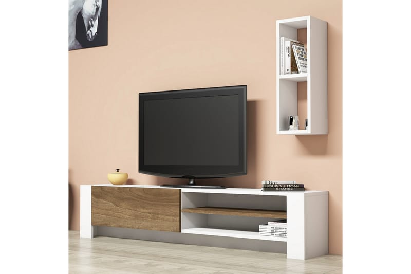 Gersby TV-møbelsæt 160 cm - Brun - Møbler - TV borde & mediemøbler - Tv-møbelsæt