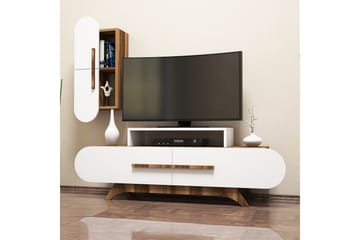 Hovdane TV-møbelsæt 145 cm - Brun / hvid - Møbler - TV borde & mediemøbler - Tv-møbelsæt