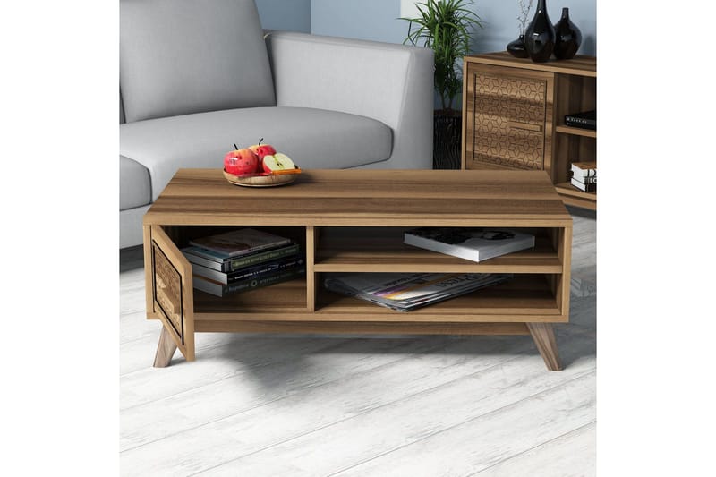 Hovdane TV-møbelsæt 160 cm - Brun - Møbler - TV borde & mediemøbler - Tv-møbelsæt