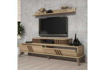Hovdane TV-møbelsæt 168 cm - Brun - Møbler - TV borde & mediemøbler - Tv-møbelsæt