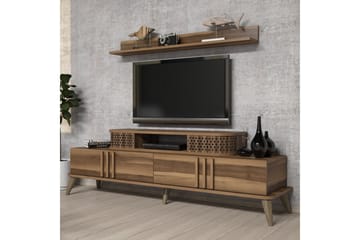 Hovdane TV-møbelsæt 168 cm - Brun - Møbler - TV borde & mediemøbler - Tv-møbelsæt