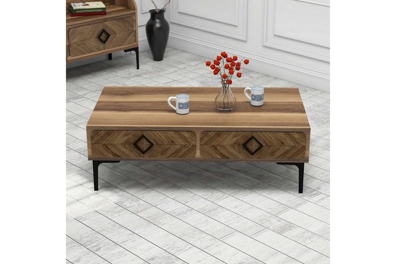 Hovdane TV-møbelsæt 180 cm - Brun - Møbler - TV borde & mediemøbler - Tv-møbelsæt