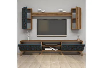 Hovdane TV-møbelsæt 180 cm - Brun - Møbler - TV borde & mediemøbler - Tv-møbelsæt