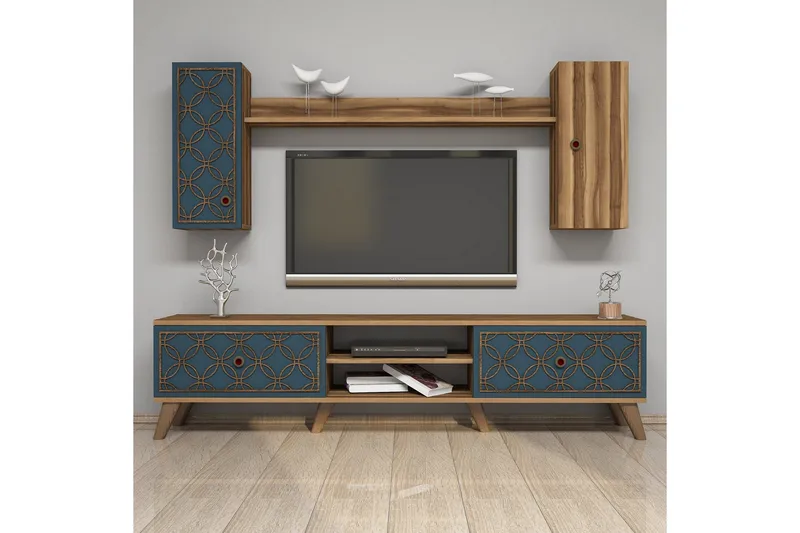 Hovdane TV-møbelsæt 180 cm, Brun