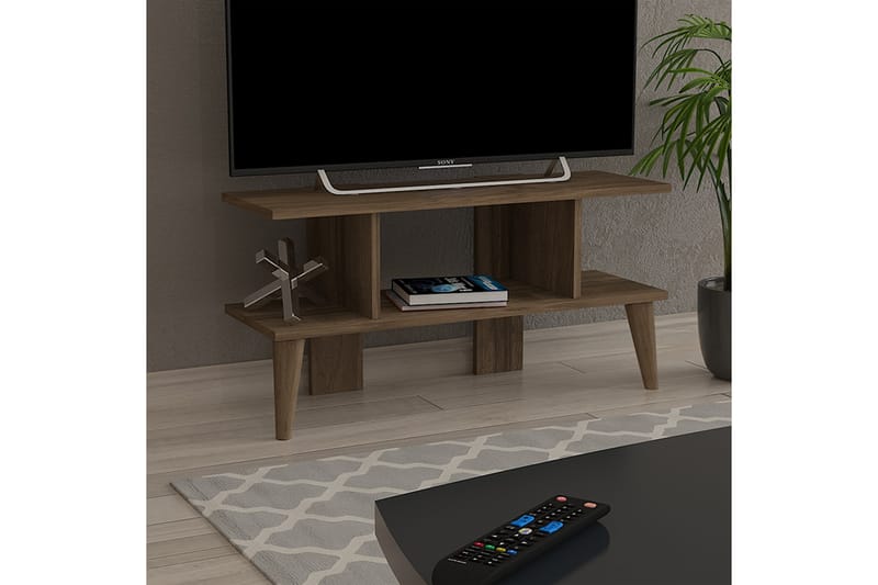 Keachi TV-møbel Møbelsæt 90 cm - Mørkebrun - Tv-møbelsæt