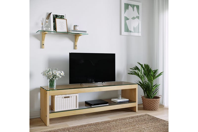 Malmby TV-Møbelsæt 140 cm, Brun