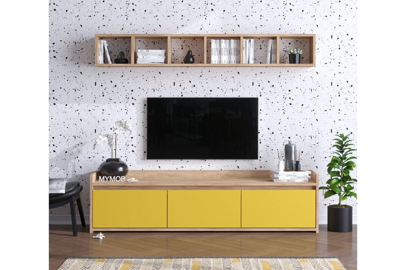 Mediabänk Ek|Gul, undefined