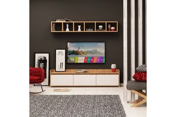 Mod Design Entrémøbel - Træ / hvid - Møbler - TV borde & mediemøbler - Tv-møbelsæt