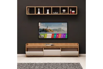 Mod Design Entrémøbel - Træ / hvid - Møbler - TV borde & mediemøbler - Tv-møbelsæt
