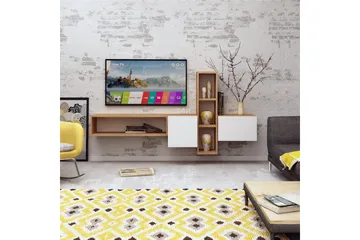 Mod Design Medieopbevaring - Træ / hvid - Møbler - TV borde & mediemøbler - Tv-møbelsæt